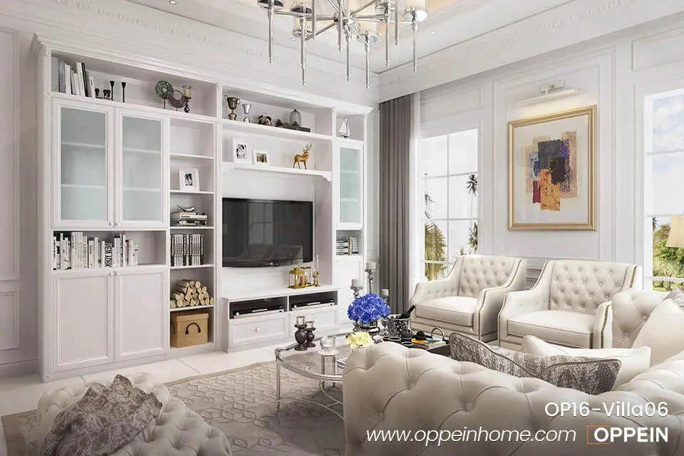 Neoclassical Style Full House Design OP16-Villa06