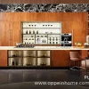 Retro Luxury Custom Veneer Kitchen Cabinet Design - GREENBERG